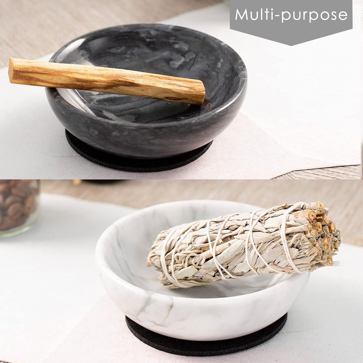 π― Customer Favorite β Minimalist Marble Incense Holder for Calm & Style