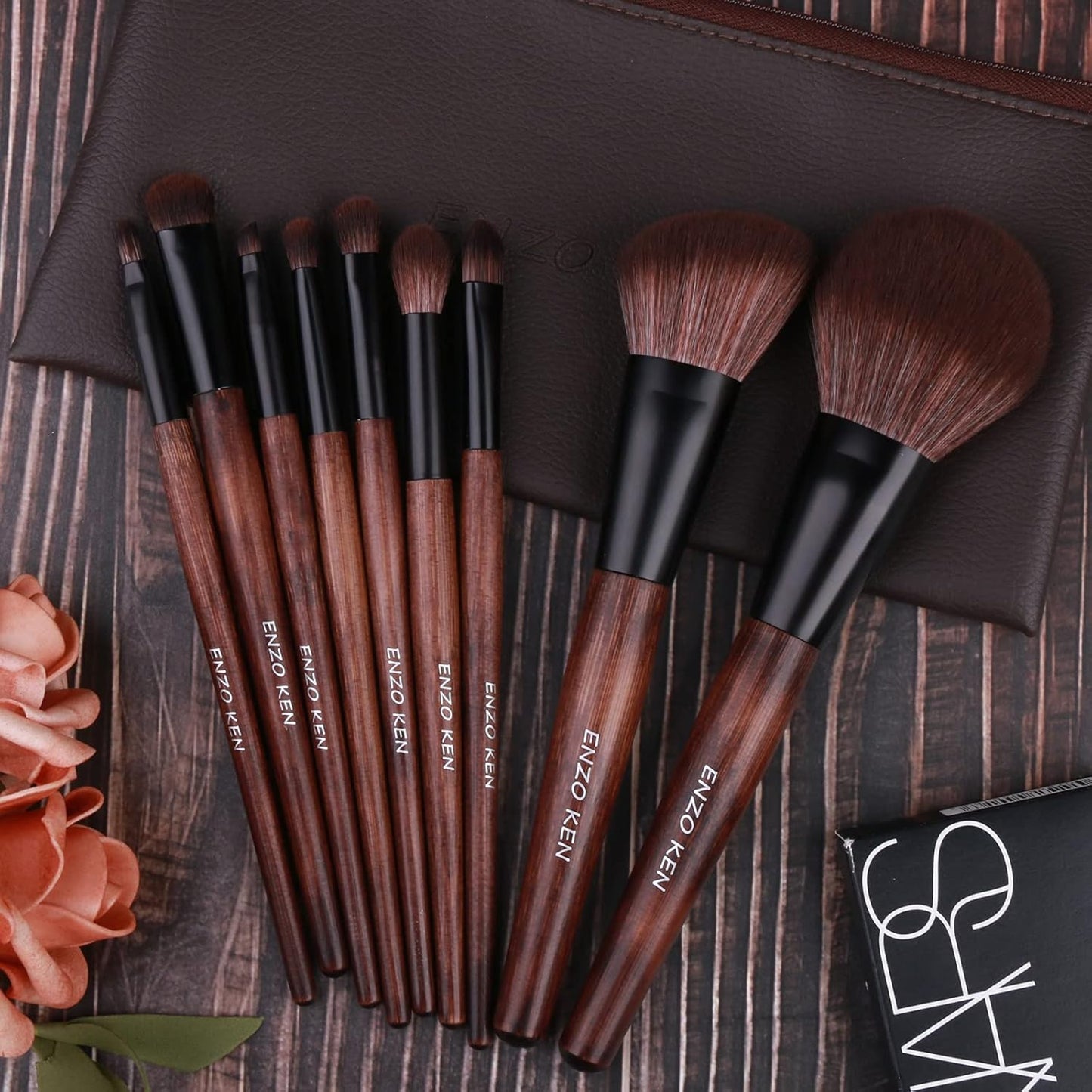 ✨ Pro-Perfect Finish – Natural Bristle Brushes for Flawless Blending