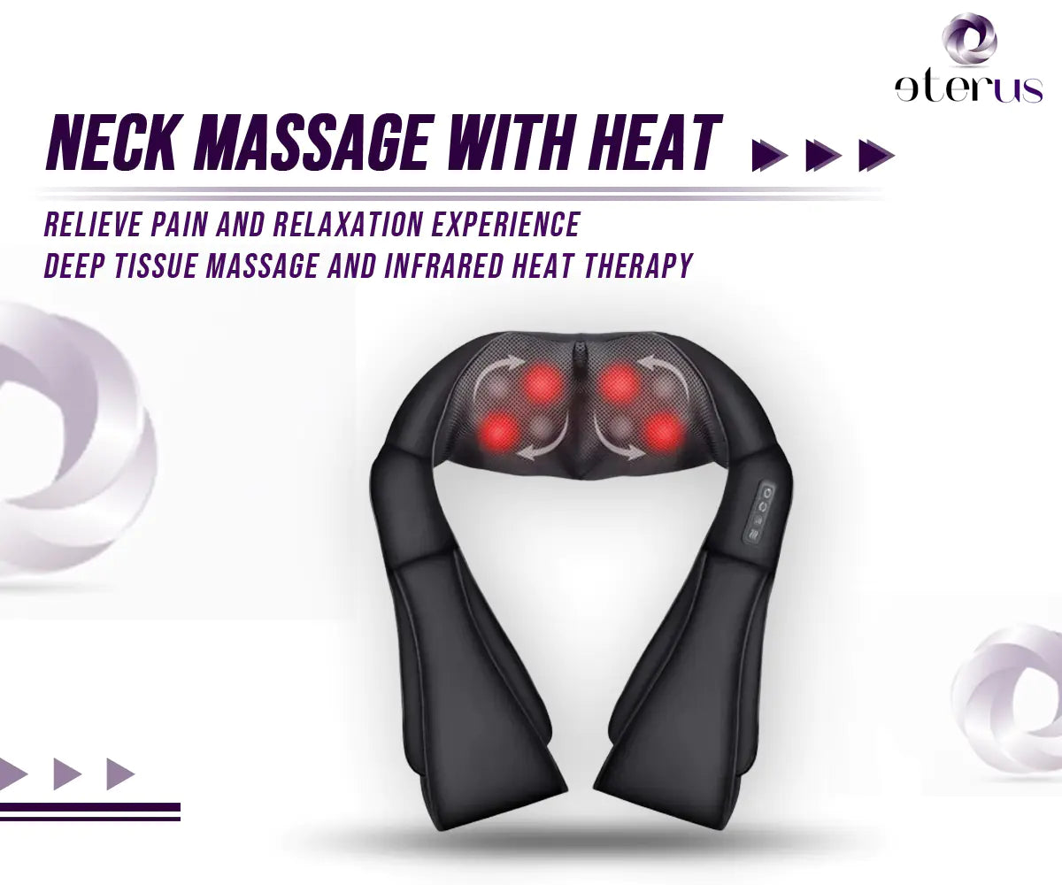 💪 Deep Relief On Demand – Heated Massager for Tension, Pain & Post-Workout Recovery
