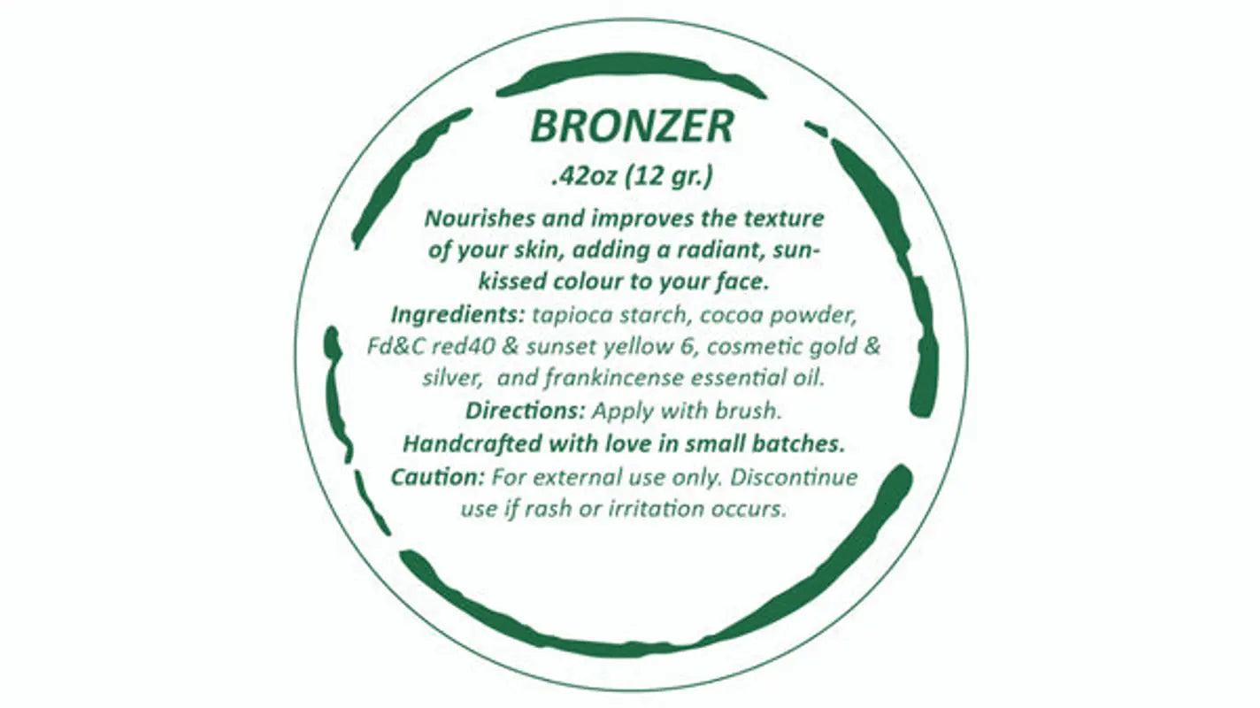 All-Natural & Eco-Friendly Bronzer Loose Powder.