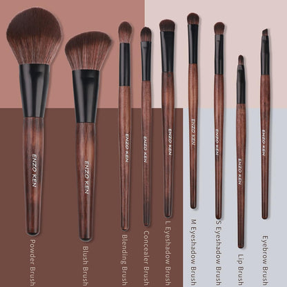 ✨ Pro-Perfect Finish – Natural Bristle Brushes for Flawless Blending