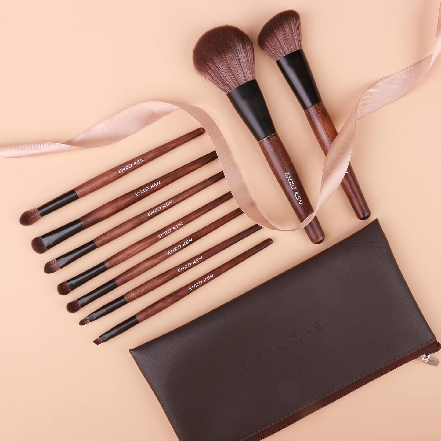 ✨ Pro-Perfect Finish – Natural Bristle Brushes for Flawless Blending