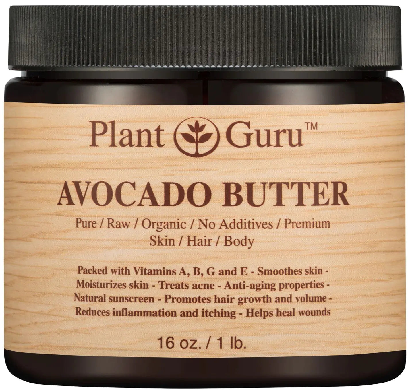 100% Pure Cold-Pressed Avocado Body Butter (16 oz.)