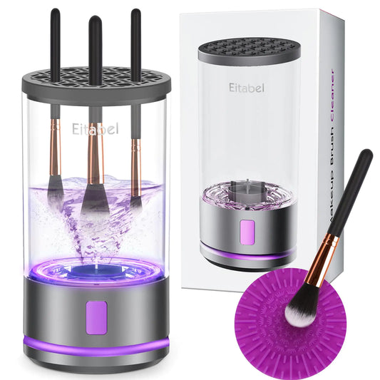 Electric Makeup Brush Cleaner machine 2 in 1 Makeup Brush Washer & Dryer
